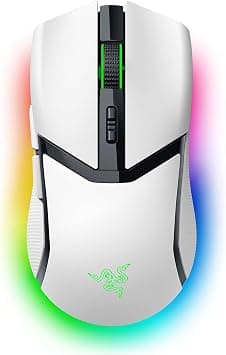 Razer Cobra Pro Wireless Gaming Mouse, 10 Customizable Controls, Chroma RGB Lighting, 30K Optical Sensor, Gen-3 Optical Switches, 2.4GHz, Bluetooth & USB Type C, Up to 170 Hr Battery - White on Amazon - Best Deal Finder