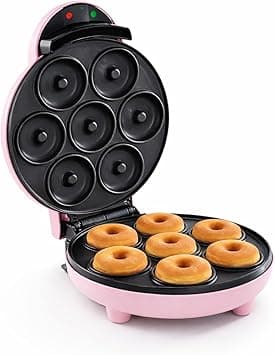 Mini Donut Maker – Electric Non-Stick Donut Maker Machine for Home – Makes 7 Small Doughnuts – Fun Kitchen Appliance for Kids & Adults – Perfect for Christmas, Holidays & Dessert Baking on Amazon.ae - Price Tracker