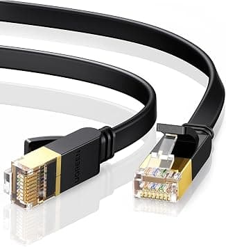 UGREEN Ethernet Cable Cat7 1M 10Gbps Flat Lan Shielded Internet Wire RJ45 | 10Gbps Network Shielded Cord,Compatible for Gaming PS5 PS4 PS3 Xbox Laptop Modem Router Computer,For home&office&gaming on Amazon.ae - Price Tracker