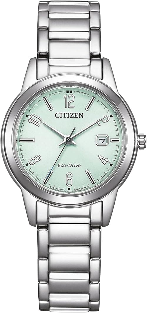 CITIZEN FE1241-71X Women's Analogue Quartz Watch with Stainless Steel Strap, Green, Bracelet on Amazon.ae - Price Tracker