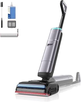 DREAME H16 Pro Steam Wet and Dry Vacuum, Dual AI Robotic Arm, 200°C Steam Wash, 90°C Water Mopping, 28kPa Suction, Dual-Power Assist, Tangle-Free, 200°C Steam & 100°C Water Brush Wash on Amazon.ae - Price Tracker