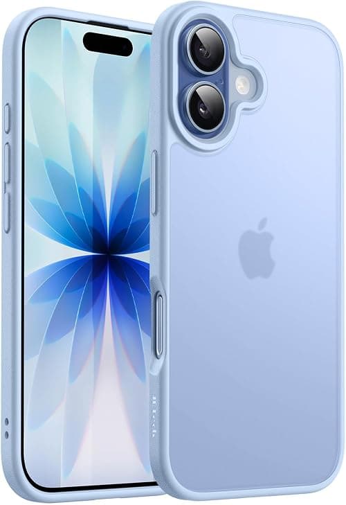JETech Matte Case for iPhone 17, Mist Blue on Amazon.ae - Price Tracker