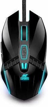 Ant Esports GM50 Optical Wired Gaming Mouse | Slimmer Shell Design for Claw Grips | Contoured Shape | Premium Build Quality | Multi-Zone RGB Lighting on Amazon - Best Deal Finder
