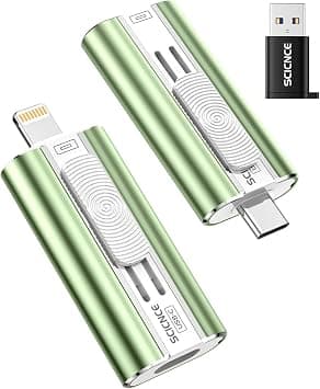 512GB Flash Drive Intended for Phone, USB External Memory Stick Storage Backup for Photos Videos, Plug and Play No APP Required, Compatible with iPhone iPad Android and Computers (Green) on Amazon.ae - Price Tracker