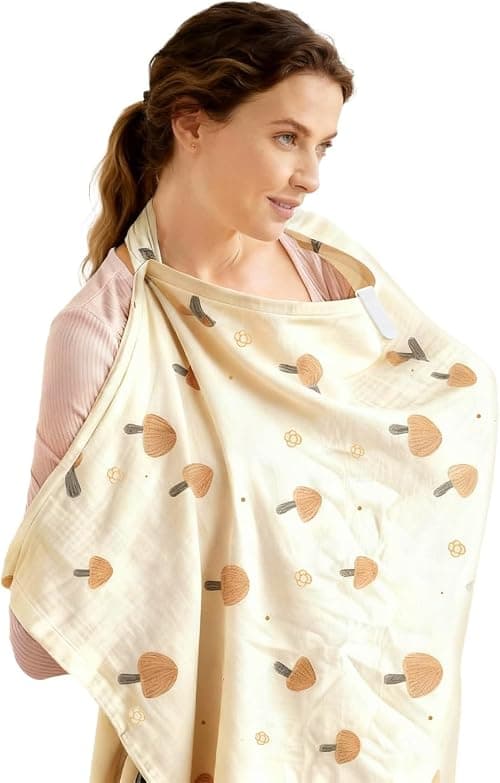 Nursing Cover Up with Fan, Adjustable Breathable Apron for Women, Portable Silent Mini Fan Clip On, Arch Neckline for Comfort, Keep Cool for Nursing at Home or Outdoors on Amazon.ae - Price Tracker