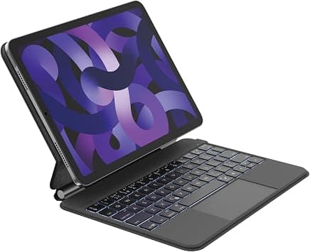 Belkin Pro iPad Keyboard Case with Magnetic Stand, Backlit Bluetooth Keyboard, Precision Trackpad, Magnetic Apple Pencil Storage, QWERTY, Media Shortcuts, Designed for iPad Pro 11” M4/M5 على Amazon.ae - متتبع الأسعار