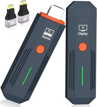 Wireless HDMI Transmitter and Receiver Kit - 100M/328ft Range Plug & Play, 4K Input 1080P Output for PC, Projector, TV Box, 5G+2.4G Dual Band Adapter on Amazon.ae - Price Tracker