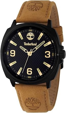 Timberland TDWGB2201702 Men's Analogue Quartz Watch with Leather Strap on Amazon.ae - Price Tracker