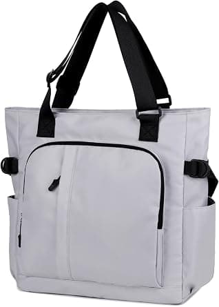 Tote Bag, Waterproof Nylon Shoulder Bags Laptop Work Bag Multi Pockets Teacher Purses and Handbags for Women Men on Amazon.ae - Price Tracker