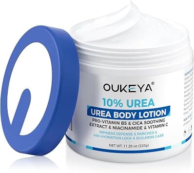 OUKEYA Urea Cream 10% Body Lotion for Dry Chapped Skin, 11.28 Oz على Amazon.ae - متتبع الأسعار