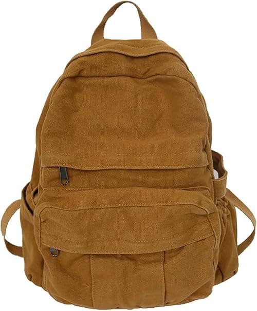 GAXOS Laptop Backpack for Women Travel Canvas Backpack for Women Vintage Aesthetic Backpack for School على Amazon.ae - متتبع الأسعار