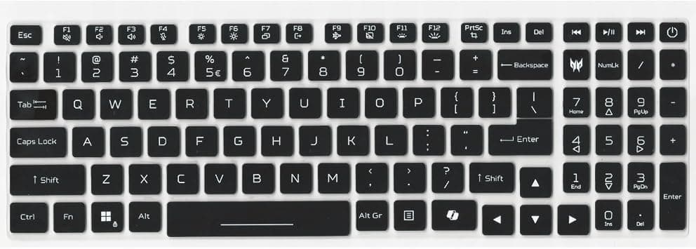 Saco Silicone Skin Keyboard Protector Cover Compatible for 2024 Acer Predator Helios Neo 16 PHN16-72 AI Gaming Laptop & 2024 Acer Predator Helios 16 PH16-72 AI Gaming Laptop - Black on Amazon.ae - Price Tracker
