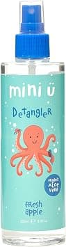 Mini U Kids Detangler Spray - Fresh Apple Scented Hair Detangling Spray with Aloe Vera Juice - Detangler Spray For Knots & Tangles - Vegan Hair Products Suitable for Children - 250 ml on Amazon.ae - Price Tracker