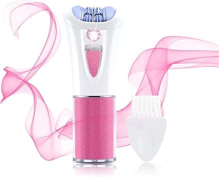 Facial Epilator, Cordless Facial Hair Removal for Women Face Body Trimmer, Electric Mini Tweezers Razor with LED Light, Washable Hypoallergenic Titanium Head for Bikini Armpit Leg Smooth على Amazon.ae - متتبع الأسعار