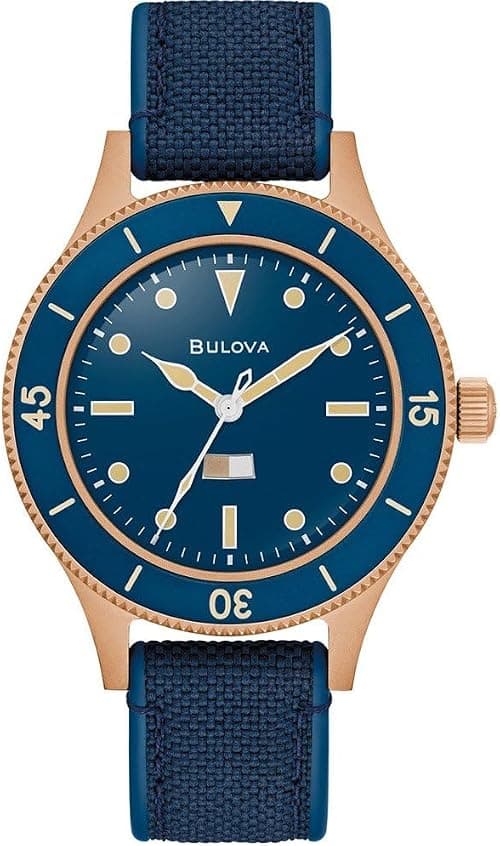 Bulova Men's Analogue Quartz Watch with Silicone Strap 98A325 on Amazon.ae - Price Tracker