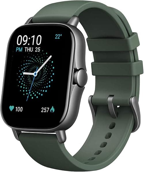 Amazfit Gts 2E Smart Watch Fitness Tracker With Heart Rate Monitor, Sleep, Stress And Spo2 Monitor, 90 Sports Modes, 14 Days Battery Life, Alexa Built-In, 5 Atm Waterproof, Green on Amazon.sa - Price Tracker