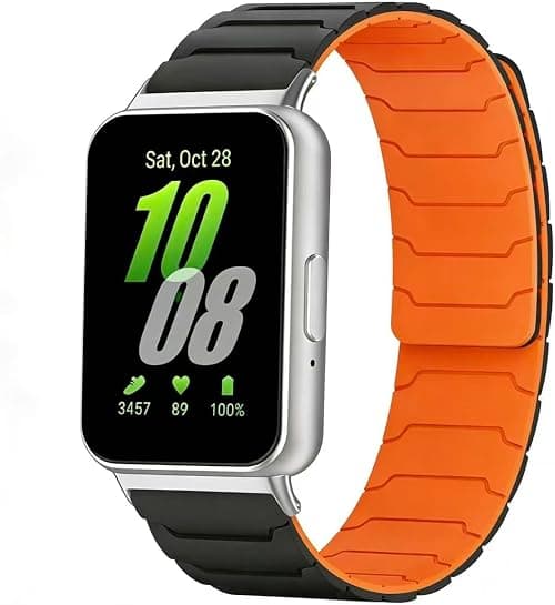 Magnet Armband für Samsung Galaxy Fit 3 – Sportarmband aus Weichem Silikon, Atmungsaktiv & Verstellbar mit Magnetverschluss – Ersatzarmband für Damen und Herren on Amazon.ae - Price Tracker
