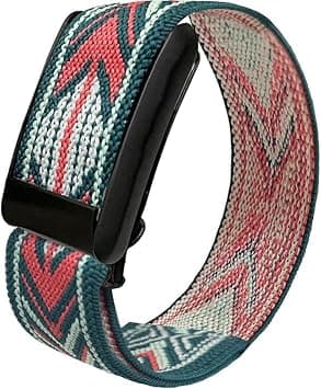 Bukela Fitness Tracker Wristband, Adjustable Nylon Elastic Patterned Sport Arm Strap, Sweat Resistant Durable Breathable Athletic Replacement Bracelet for Workout on Amazon.ae - Price Tracker