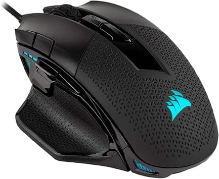 Corsair Nightsword RGB - Comfort Performance Tunable FPS/MOBA Optical Ergonomic Gaming Mouse with Backlit LED, 18000 DPI, Black on Amazon - Best Deal Finder