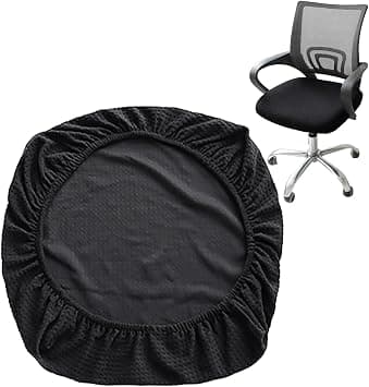 1 Piece Office Chair Cover, Gaming Chair Cover, Elastic Seat Cover, Non-Slip Office Chair Cover, Chair Protective Cover, Polyester Seat Cover, Office Chair Accessories, Seat Floor Cover on Amazon.ae - Price Tracker