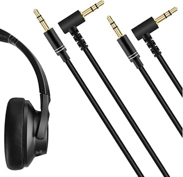 Audio Cable for Soundcore H30i, Life Q35/Q30/Q20 series, Vortex, Q20i, Space Q45/One Headphones, 3.5mm TRS Replacement Aux Cord (5ft / 1.5 m) on Amazon.ae - Price Tracker