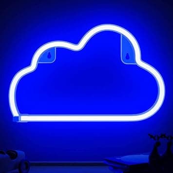 Blue Neon Light,Led Cloud Sign Shaped Decor Light,Wall For Party (Blue) on Amazon.ae - Price Tracker