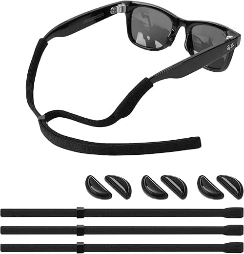 Sunglasses Straps for Ray-Ban Meta Gen 2/Gen1 & Meta Display/Oakley, Nose Pads 3Pairs & Eyewear String Lanyard Cords 3PCS Smart Glaases Accessories on Amazon.ae - Price Tracker