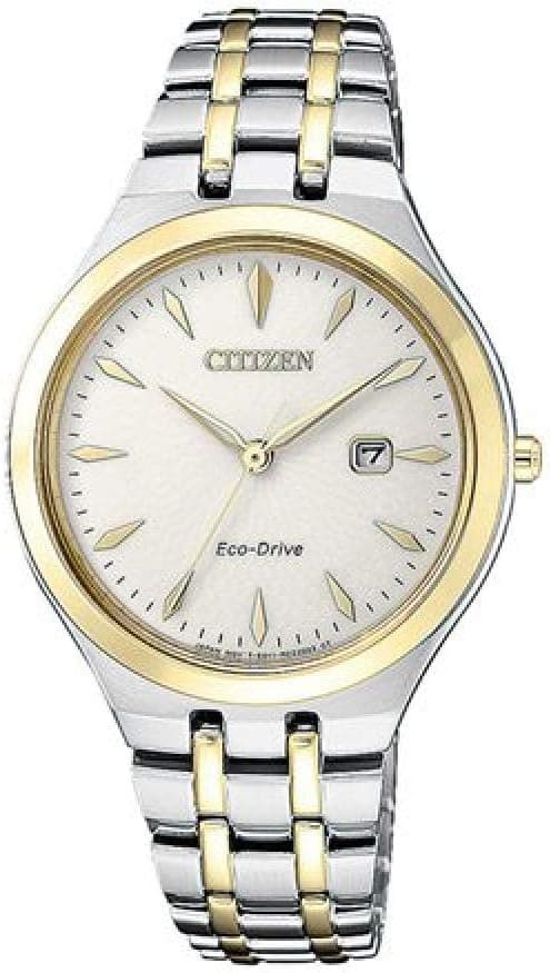 Citizen Women's Analogue Solar Powered Watch with Stainless Steel Strap EW2494-89B, Multicolour, One Size, Bracelet on Amazon.ae - Price Tracker