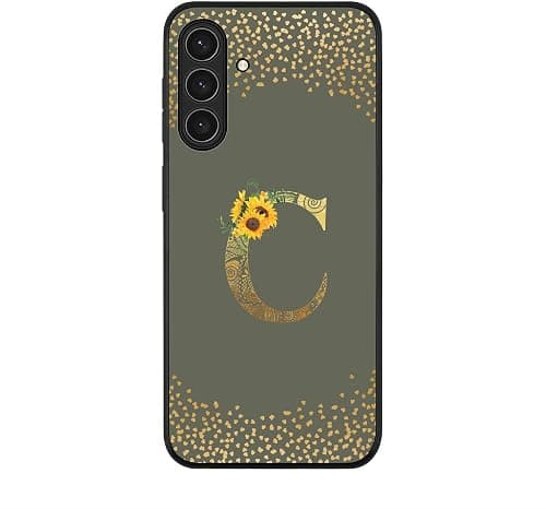 Stylizedd Case Compatible with Samsung Galaxy A17 / A17 4G / M17 Rugged cover Slim fit Camera Protection, Shockproof Thin Phone Case - Custom Floral Monogram - C (Olive Green) على Amazon.ae - متتبع الأسعار