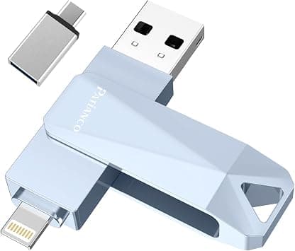 USB Flash Drive for iPhone 512GB Apple MFi Certified Photo Stick Thumb Drive, iPhone-Memory-Stick for iPad/iPhone/Computer Picture Keeper Portable Hard Drive (Grey, 512GB) على Amazon.ae - متتبع الأسعار