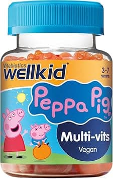 Wellkid Peppa Pig Chewable Gummy Vitamins by Vitabiotics - UK's No. 1 Vitamin Company. Kids Multivitamin formula with Vitamin A B C D and E - Strawberry on Amazon.ae - Price Tracker