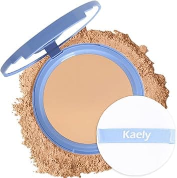 Kaely Pressed Face Powder Compact with Mirror and Puff, Makeup Setting Powder for Women Oily Skin, Oil Control Matte Powder Waterproof, 03 Pure Beige on Amazon.ae - Price Tracker