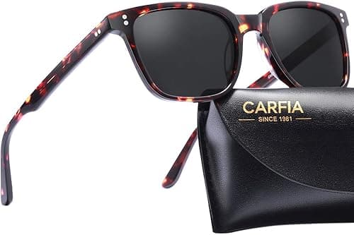 CARFIA Acetate Polarized Sunglasses for Women Small Face - AntiGlare UV400 Protection CA5354C on Amazon.ae - Price Tracker