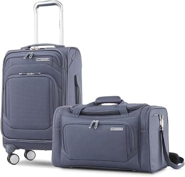 Samsonite Ascentra Softside Luggage, Slate, 2PC (CO/Duffel) New on Amazon - Best Deal Finder