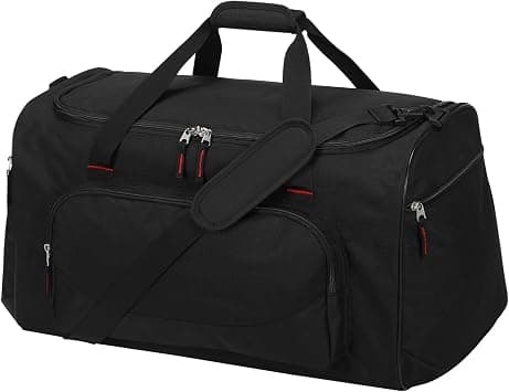 55L Large Sports Gym Duffle Travel Bag for Men - حقيبة رياضية كبيرة للرجال متعددة الاستخدام للسفر و الجيم (Black) on Amazon - Best Deal Finder