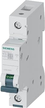 Siemens 5SL6120-7 1-Pole Circuit Breaker, White on Amazon - Best Deal Finder