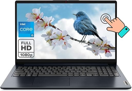 Lenovo Ideapad, 15.6" FHD Touchscreen Laptop, 12th Gen Intel Core i5-1235U 10-core Processor, 16GB RAM, 512GB SSD, Intel Iris Xe Graphics, Wi-Fi 6, Windows 11 S, Abyss Blue, EAT Mouse Accessories on Amazon.ae - Price Tracker