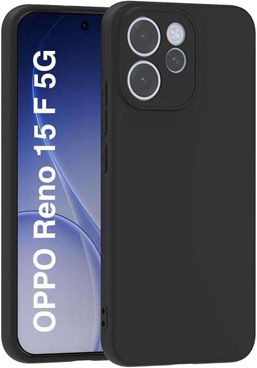 for OPPO Reno15 F 5G Case, Slim Matte Finish Protective Shell, Anti-Fingerprint & Anti-Scratch, Precise Camera Hole Protection, Sweat-proof Ultra-Thin Back Cover - Black on Amazon.ae - Price Tracker