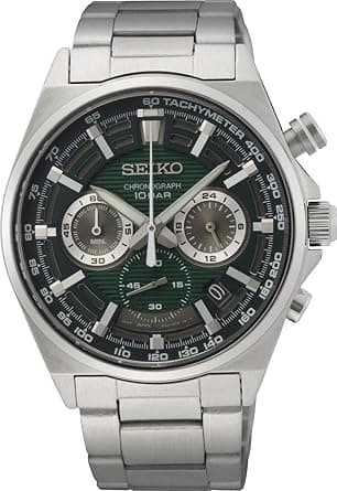 Seiko Chronograph With Tachymeter Bicolour Stainless Steel Watch, Ssb380P1 - Amazon.sa Price Tracker