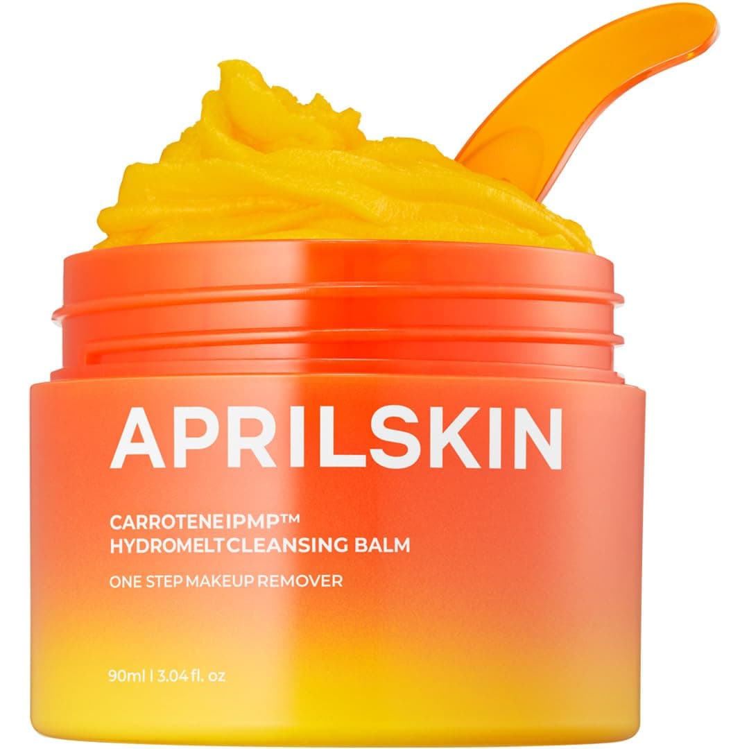 APRILSKIN Carrotene IPMP Hydromelt Cleansing Balm, 3.04 fl.oz, Noncomedogenic, Grapefruit Peel Oil, O-Cymen-5-Ol helps reduce blackheads & breakouts, for sensitive & oily skin, Korean Skincare on Amazon.ae - Price Tracker