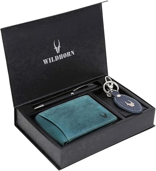 WILDHORN Genuine Leather Hand-Crafted Wallet For Men, Bifold Leather Wallet ,Model-WH1173 on Amazon.ae - Price Tracker