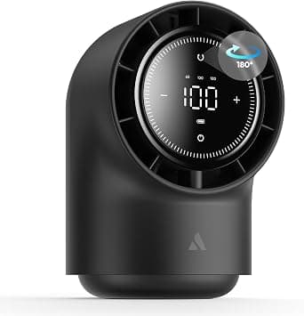 Aecooly Touch Control Desk Fan, 100 Speeds Quiet Digital Display 8000mAh Battery Powered Small Table Fan with 3 Oscillation Angles for Bedroom, Bedside, Office, Travel -Black on Amazon.ae - Price Tracker