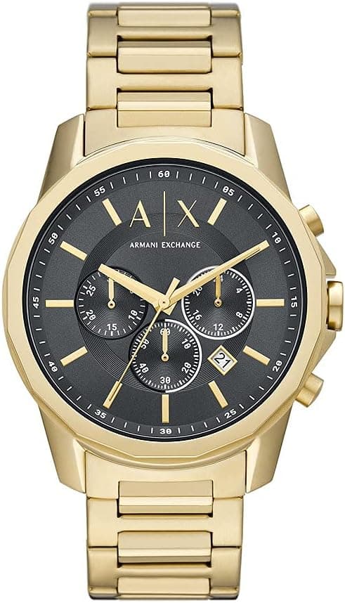 A|X Armani Exchange Men's Branded Chronograph, Stainless Steel Watch, 44mm case size on Amazon - Best Deal Finder