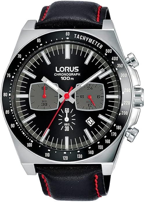 Lorus Sport Mens Analog Quartz Watch With Leather Bracelet Rt359Gx9 on Amazon - Best Deal Finder