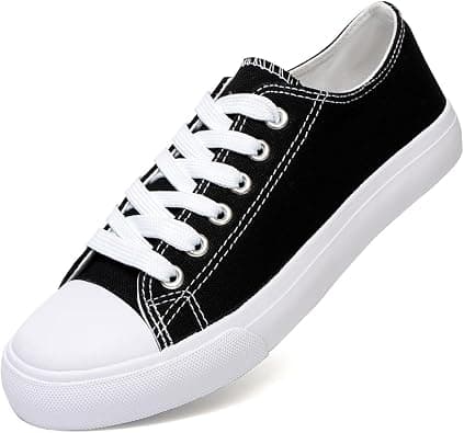 Canvas Shoes for Women Casual Low Top Women's Fashion Sneakers for Women on Amazon.ae - Price Tracker