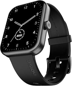 Noise Pulse 2 Max 1.85" Display, Bluetooth Calling Smartwatch, 10 Days Battery, 550 NITS Brightness, Smart DND, 100 Sports Modes, 150+ Cloud-Based Watch Faces, Smartwatch for Men and Women (Jet Black) on Amazon.ae - Price Tracker