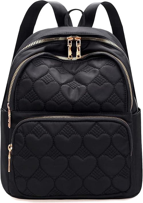Backpack for Women, Nylon Travel Backpack Purse Black Small School Bag for Girls on Amazon.ae - Price Tracker