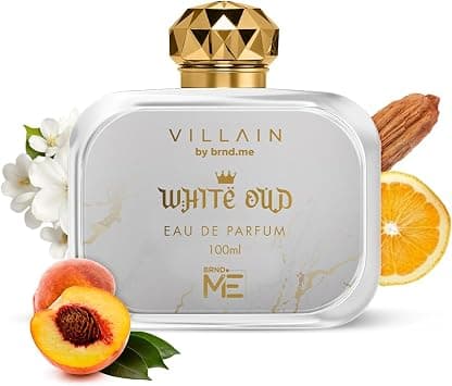 Villain White Oud Perfume for Men Long Lasting Fresh Fruity & Woody Amber Scent 100 ml Premium Eau De Parfum Gift for Men from Day to Night Luxury Fragrance with Citrus & Musk Notes on Amazon.ae - Price Tracker