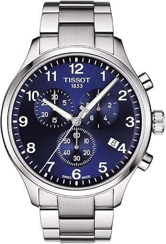 Tissot Chronograph Silver Strap Men's Wrist Watches - T116.617.11.047.01, CHRONO XL CLASSIC, 45 mm on Amazon.ae - Price Tracker