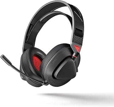 Bewinner PC Gaming Headset Over Ear - 4 Modes Wired 2.4GHz Wireless Bluetooth Noise Cancelling Mic Adjustable Headband for PC Laptop Black & Red on Amazon - Best Deal Finder